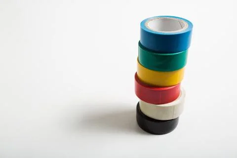 Insulating tape roll Stock Photos