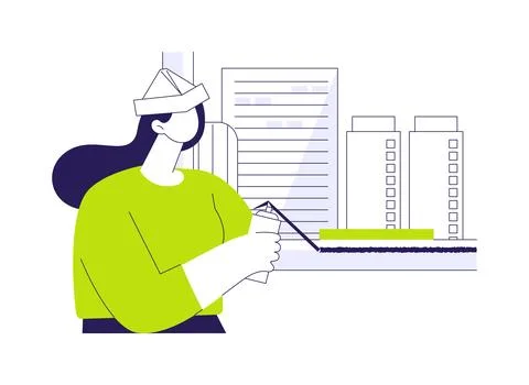 Insulating windows abstract concept vector illustration. Stock Illustration