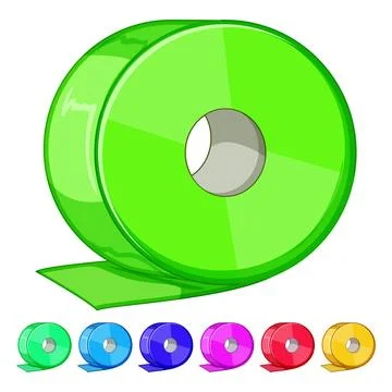 Insulation electrical tape cartoon vector graphic Stock Illustration