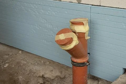 Insulation extruded polystyrene panels Stock Photos