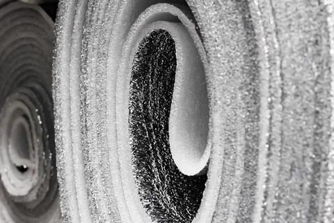 Insulation foam sheet roll. Stock Photos