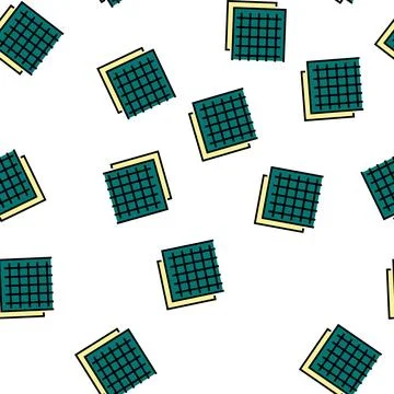 Insulation grid vector seamless pattern Stock Illustration
