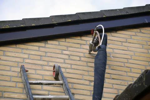 Insulation of a house Stock Photos