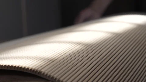 Insulation material, wood based, display fa01 Stock Footage 278615500