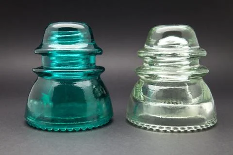 Insulators of electricity Stock Photos