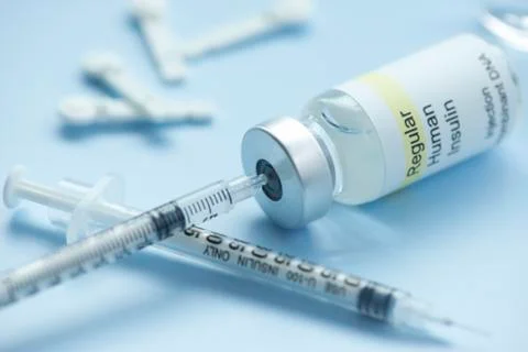 Insulin dose Stock Photos