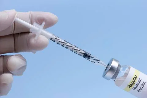 Insulin dose Stock Photos