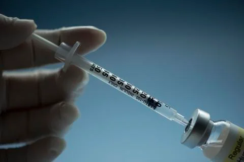 Insulin dose Stock Photos