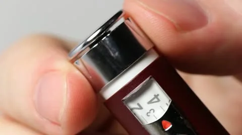 Insulin dose - three Video stock 12699085