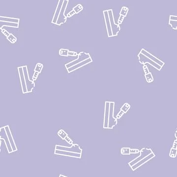 Insulin injection line vector seamless pattern black Stock Illustration