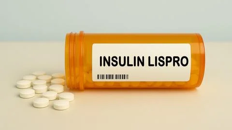 INSULIN LISPRO 스톡 사진