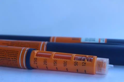 Insulin pen Stock Photos
