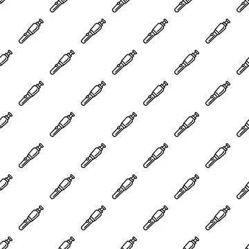 Insulin pen vector pattern for diabetes health care Stock Illustration