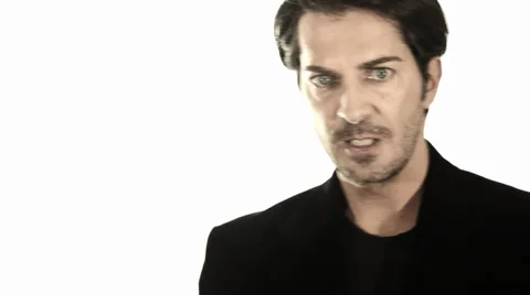 Insulting man Video stock 27797325