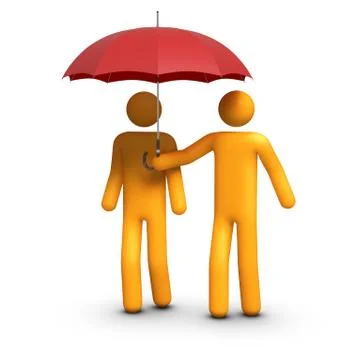 Insurance agent Stock Illustration