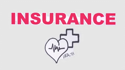 Insurance all Stop Motion On Alpha  Stock Footage 277336356