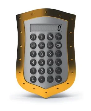 Insurance calculator Stock Illustration