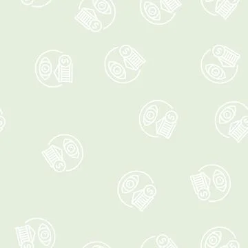 Insurance claims line seamless pattern Stock Illustration