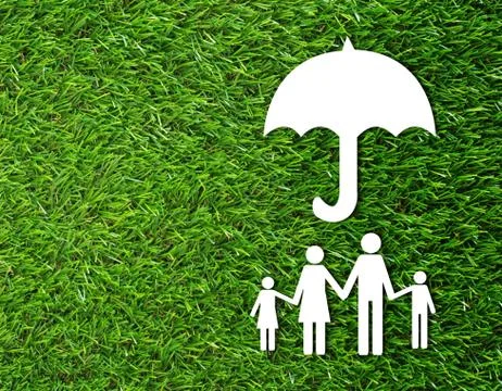 Insurance Concept Background Foto stock