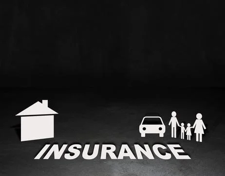 Insurance Concept Background Stock Photos