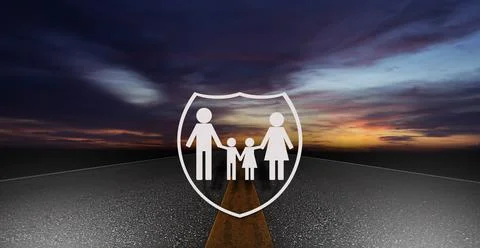 Insurance Concept Background Stock Photos