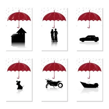 Insurance concept Stock Illustration