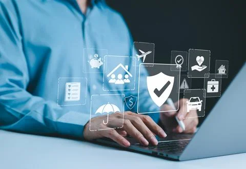 Insurance concept. Stock Photos
