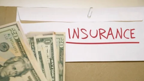 INSURANCE costs concept Stock Footage 77205401
