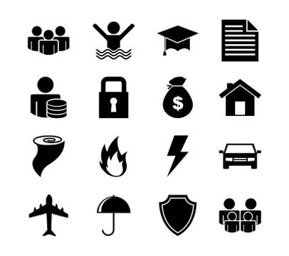 Insurance design over  white background vector illustration Stock Illustration