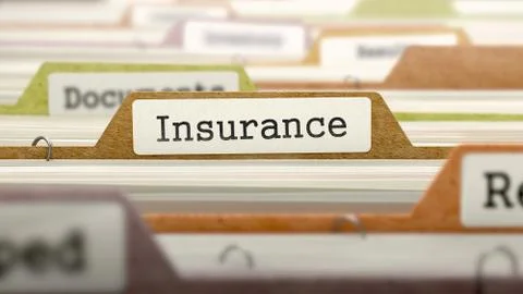 Insurance - Folder Name in Directory Illustration