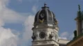 Insurance Generali Building Facade Cupola Dome Roof Architecture Vienna Graben HD Footage