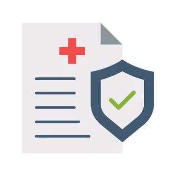 Insurance icon vector image. Stock Illustration
