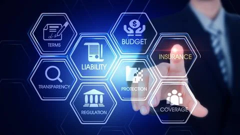 INSURANCE Illustrazione stock