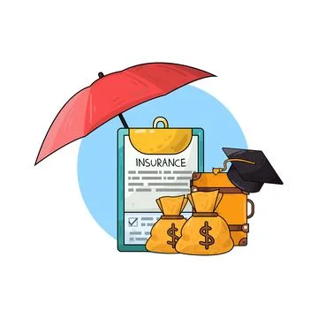 Insurance illustration Stock Illustration