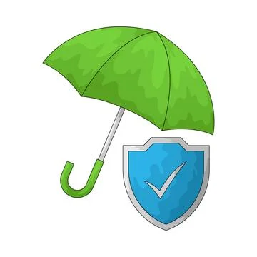 Insurance illustration 스톡 일러스트