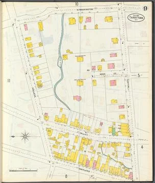 Insurance maps of Tarrytown, New York Page 9 Cartographic. Atlases, Maps. ... Stock Photos