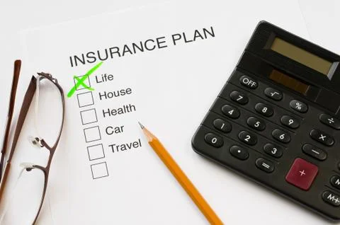 Insurance plan Stock Photos