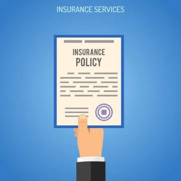Insurance Services Concept Stock Illustration