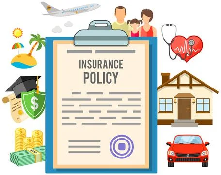 Insurance Services Concept Ilustração Stock