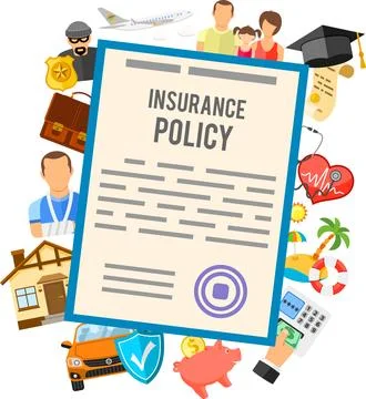 Insurance Services Concept Stock Illustration
