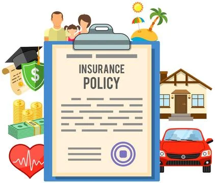 Insurance Services Concept Stock Illustration