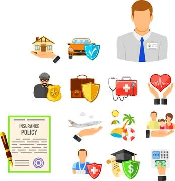 Insurance Services concept Stock Illustration