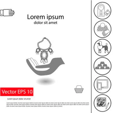 Insuranse luxury items Stock Illustration
