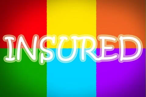 Insured concept Stock Illustration