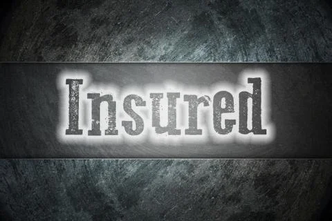 Insured concept Stock Illustration