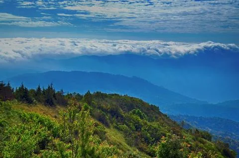 Intanon mountain Stock Photos