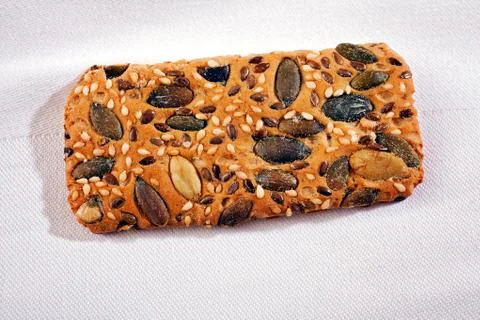 Integral biscuit with seeds Free Stock Photos