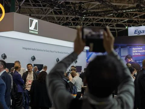 Integrated Audio Solutions Showcase at IBC2026 in Amsterdam Stock Photos