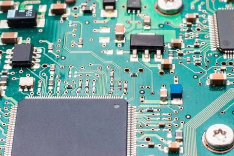 Integrated Circuit Board of a Hard Disk Stock Photos