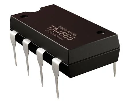 Integrated circuit or micro chip and new information technologies. Stock Illustration